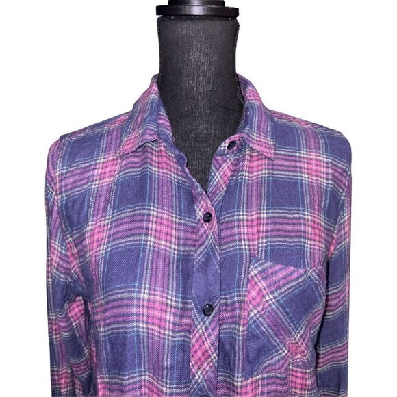 Rails Plaid Button Front Shirt - Picture 3 of 7